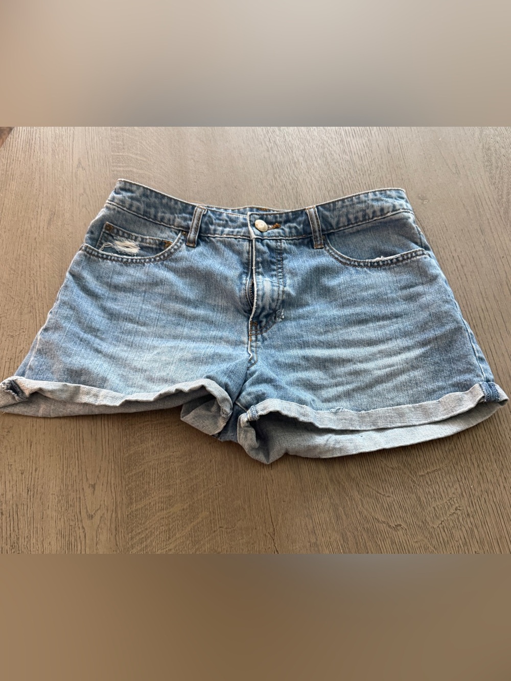 Billabong Denim Cuffed Shorts Size 29
